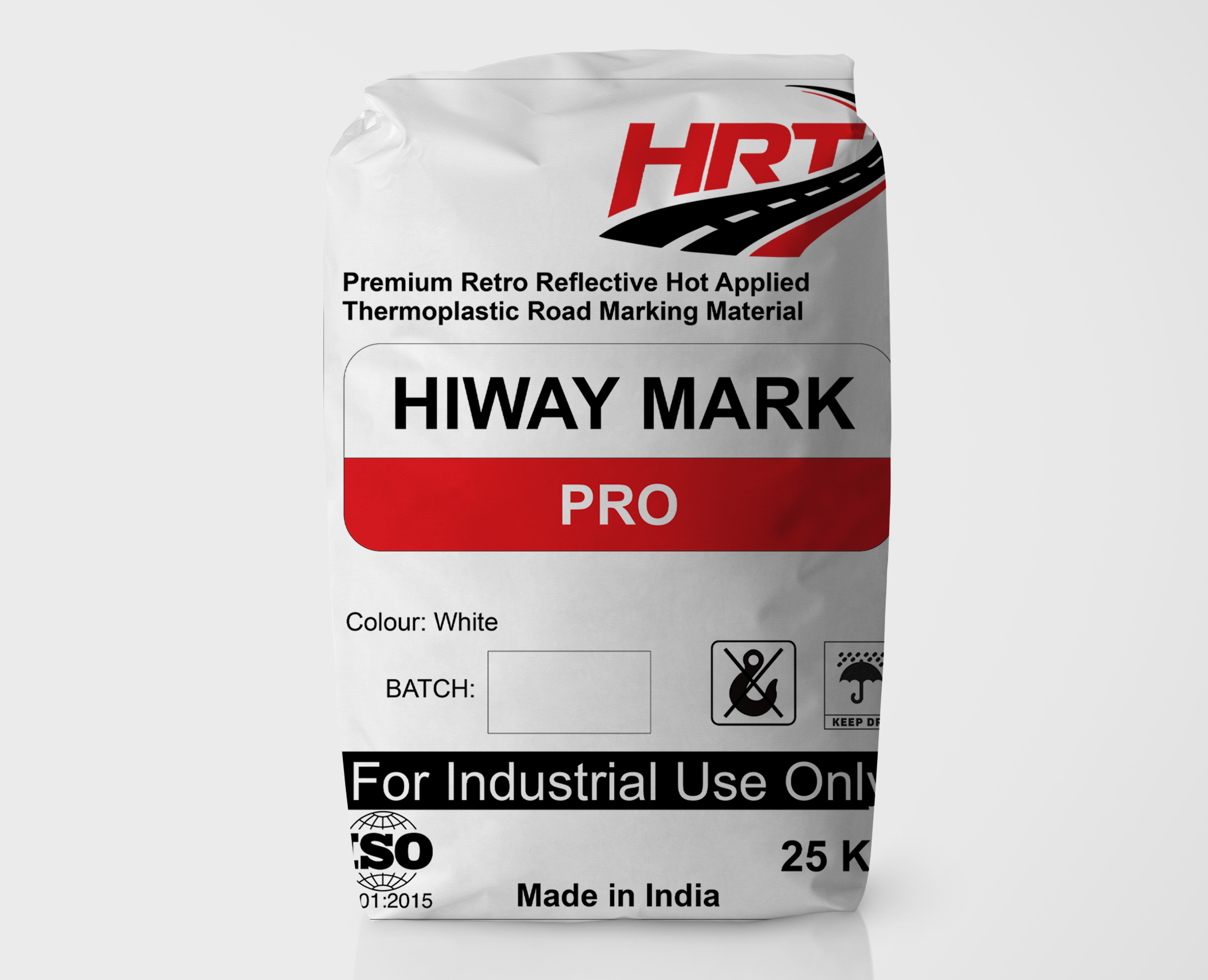 Hiwaymark thermoplastic road marking paint block